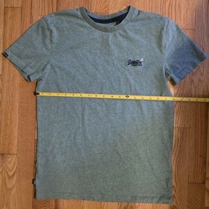 Superdry Men's Green Heather Crew Neck Tee